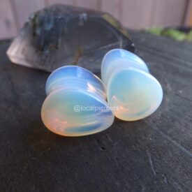 Teardrop Opalite Plugs