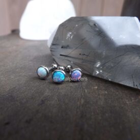 Opal Conch Stud