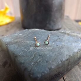 Opal Nose Rings