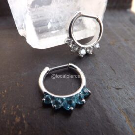Gemstone Septum Ring