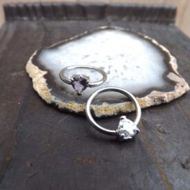 Heart Captive Bead Ring