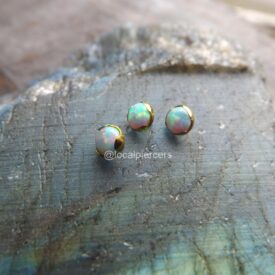 Rose Gold Opal Dermal Top