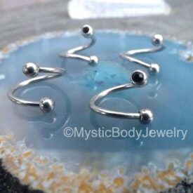 Spiral Lip Ring