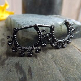 Black Tribal Septum Ring