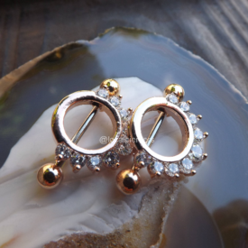Rose Gold Nipple Shields
