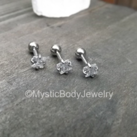 Conch Gem Stud