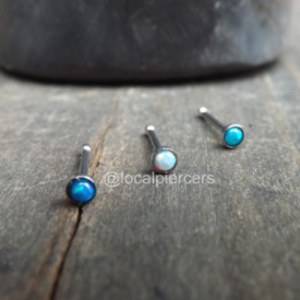 Opal Nose Ring