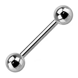 Titanium Nipple Bars Internally Threaded - Body Jewelry