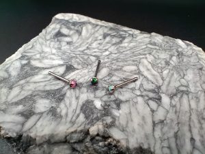 Titanium Opal Nose Rings