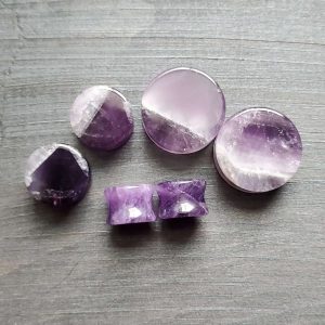 Amethyst Stone Plugs