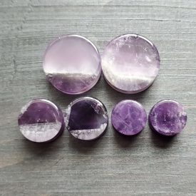 Amethyst Stone Plugs