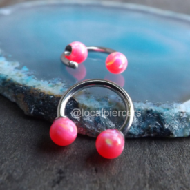 Pink Opal Septum Ring