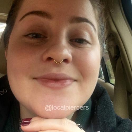 Titanium Septum Ring