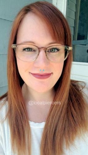 Blue Opal Septum Ring