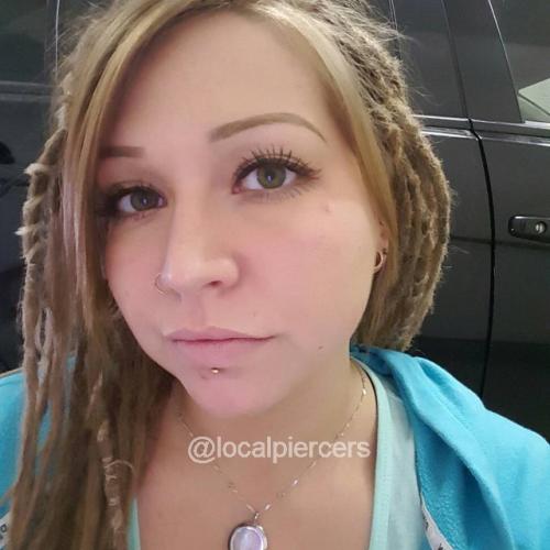 Rose Gold Titanium Labret & Nose Ring