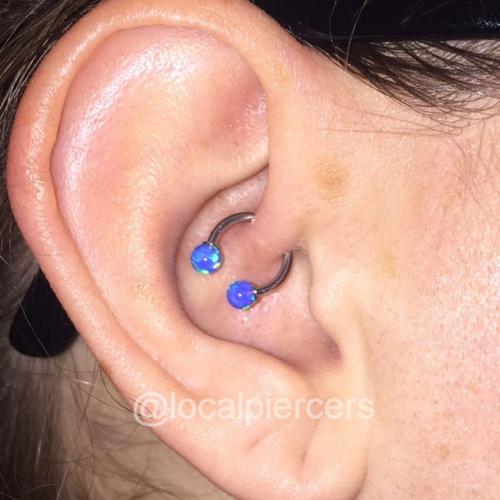 Daith Piercing Opal Ring