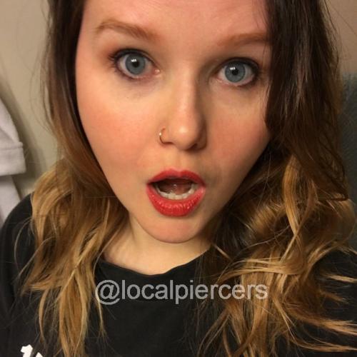 Rose Gold Nose Hoop