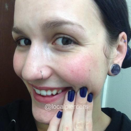 Rose Gold Nose Hoop